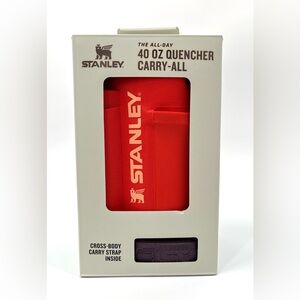 STANLEY All Day Quencher Carry All bag for 40 oz Tumbler with Handle Orange New